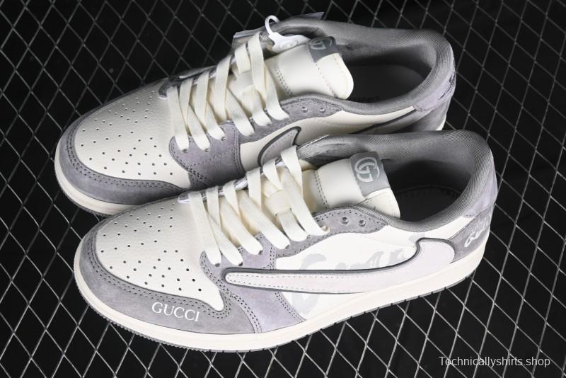 Nike Travis Scott x Fragment Design x Air Jordan 1 Low OG SP AJ1 Sneakers - DM9288-001