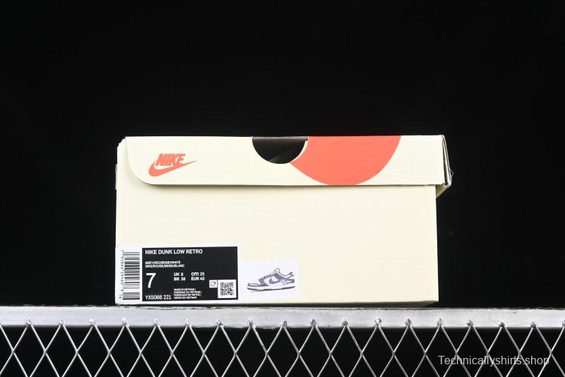 Nike SB Dunk Low Stussy Anniversary Edition Patchwork Grey Swoosh Customized Casual Skate Shoes - YX5066-221