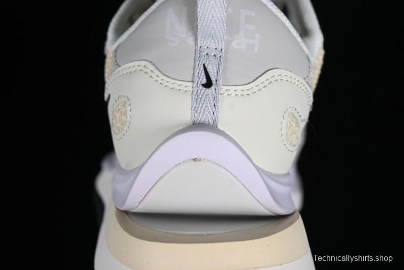 Nike Sacai VaporWaffle 3.0 Deconstructed Sneakers with Overlapping Swoosh and Dual Tongue - CV1363-101