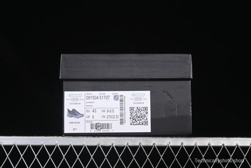 ECCO BIOM C Classic Genuine Leather Breathable Slip-Resistant Running Shoes - 09150451707