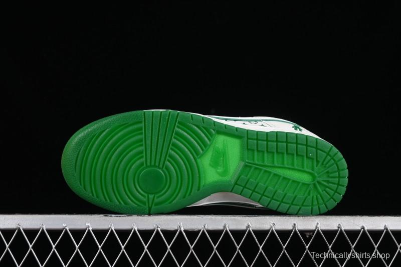 Nike SB Dunk Low LV Collaboration - Beige Green Violent Bear Anniversary High-End Custom Low-Top Casual Skate Shoes - SJ2068-241