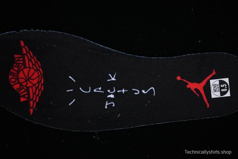 Nike Travis Scott x Air Jordan 1 Low OG AJ1 Reverse Swoosh Sneakers - DM7866-200