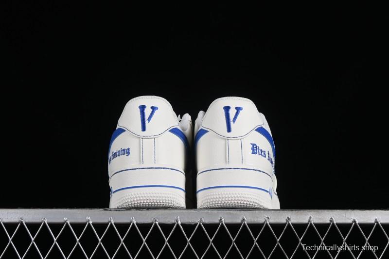 Nike Vlone x Air Force 1 '07 Low Collaboration Light Blue Casual Sneakers - AA5360-011