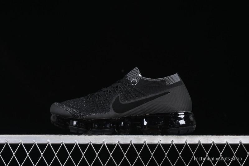 Nike Vapormax Flyknit Breathable Casual Running Shoes with Full-Length Air Cushion - 849558-007