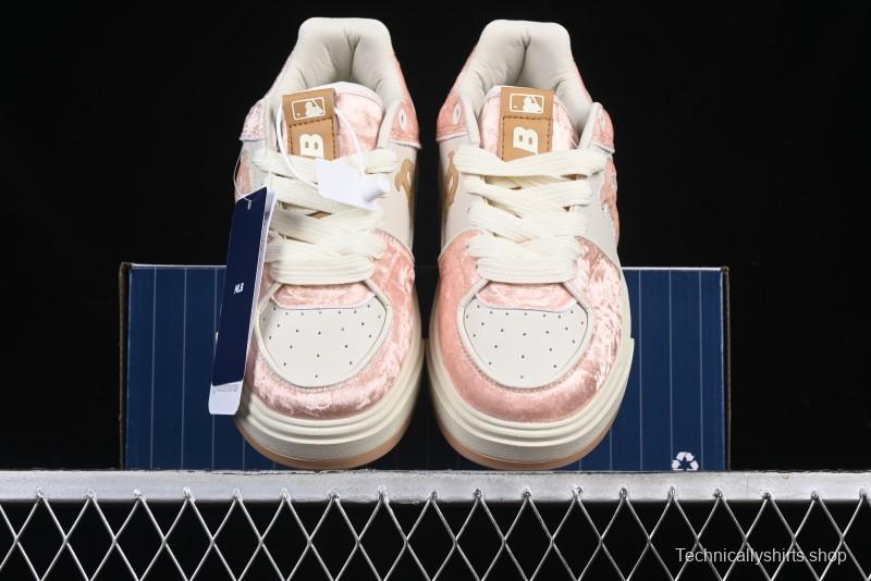 New York Yankees MLB Bigball Chunky Window Velvet Monogram Thick Platform Casual Running Shoes - 3ASXCVC4643BGS