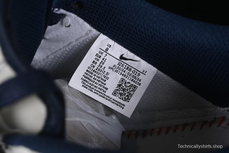 Nike Air Force 1 '07 Low Supreme Collaboration Navy Blue Line Low-Top Casual Sneakers - XZ6188-019