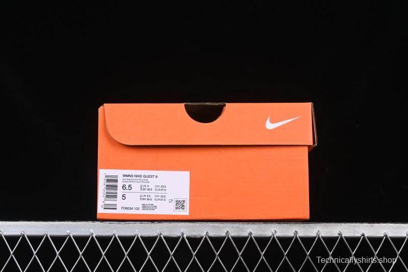 Nike Quest 6 Extreme Series Cushioned Lightweight Running Shoes - FD6034-102