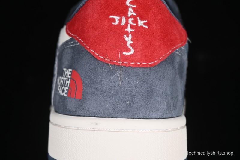 Nike Travis Scott x Fragment Design x Air Jordan 1 Low OG SP AJ1 CDG White Grey Low Top Casual Sneakers - DM9288-005