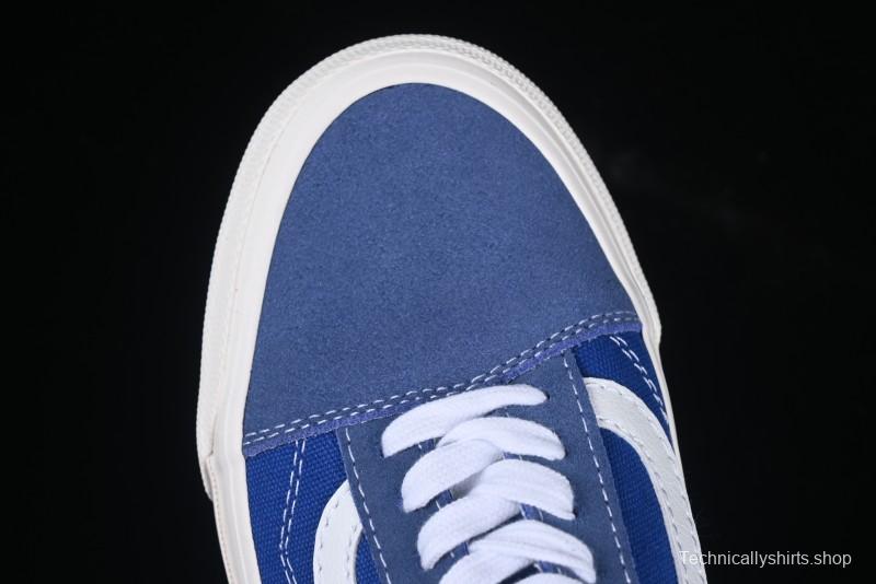 Vans Premium Old Skool 36 Retro Skate Shoes with Full-Grain Leather and Cushioned Insole - VN000CQDDWR