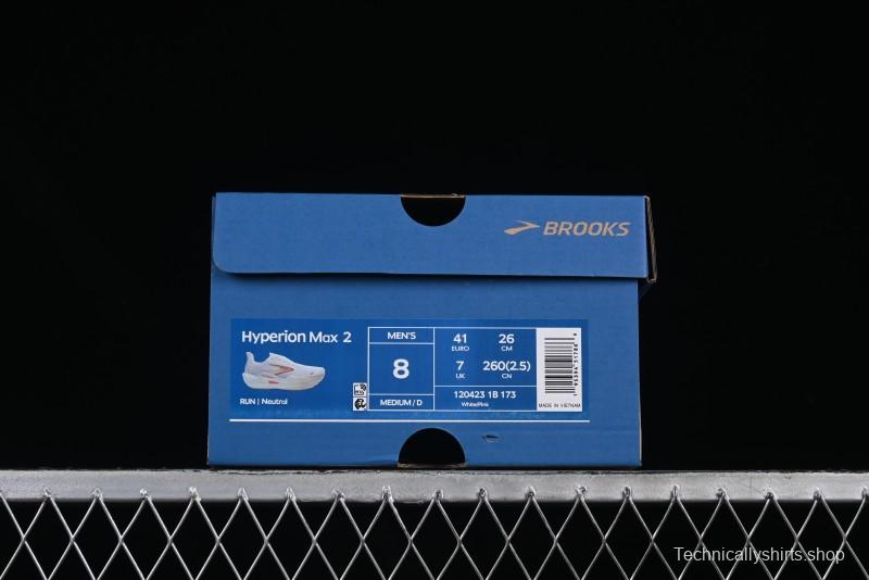 Brooks Hyperion Max 2 Cushioned Racing Marathon Running Shoes - 1204231B173