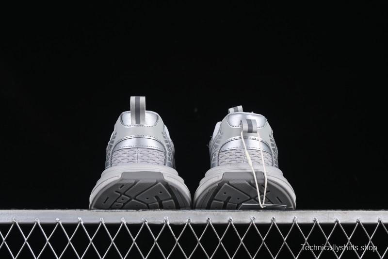 GG-CC Casual Running Shoes with Asymmetrical Design - 5509 Silver