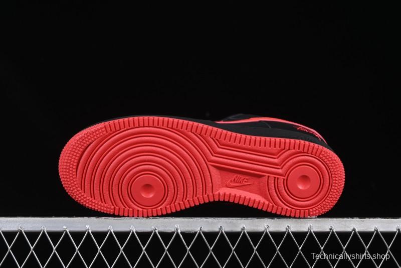 Nike Air Force 1'07 Low Stussy Collaboration Passion Orange Low-Top Casual Sneakers - DF0188-044