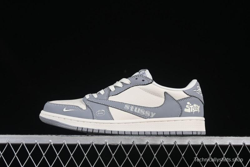 Nike Travis Scott x Fragment Design x Air Jordan 1 Low OG SP Sneakers - LD2025-001