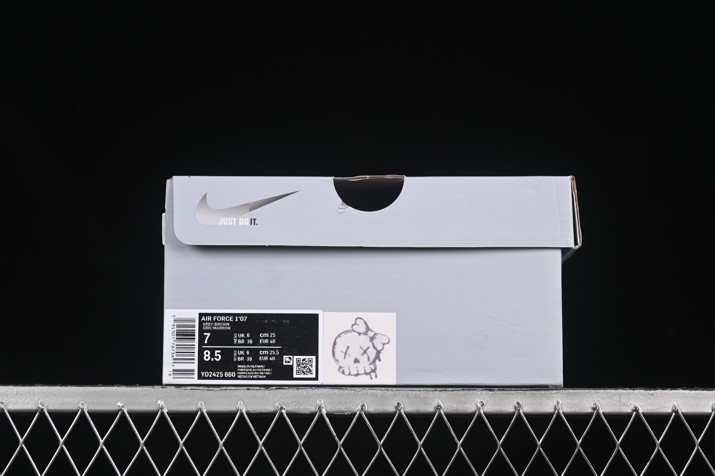Nike Air Force 1'07 Low Dark Skull Casual Sneakers - YD2425-660