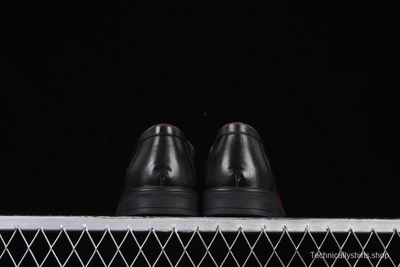 ECCO London Collection Slip-On Business Men's Leather Shoes with Wide Toe Design and Innovative Sole - 61160801002