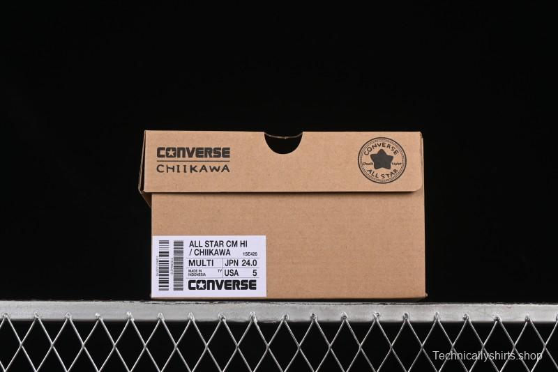 Converse Chiikawa x Converse All Star CM Hi Usagi Emoji Collaboration High Top Casual Sneakers - 1SE426
