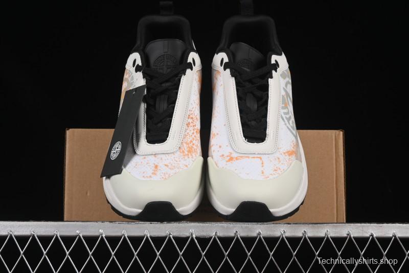 Stone Island Grime Panelled Low-Top Lifestyle Sneakers - 79FWS0303