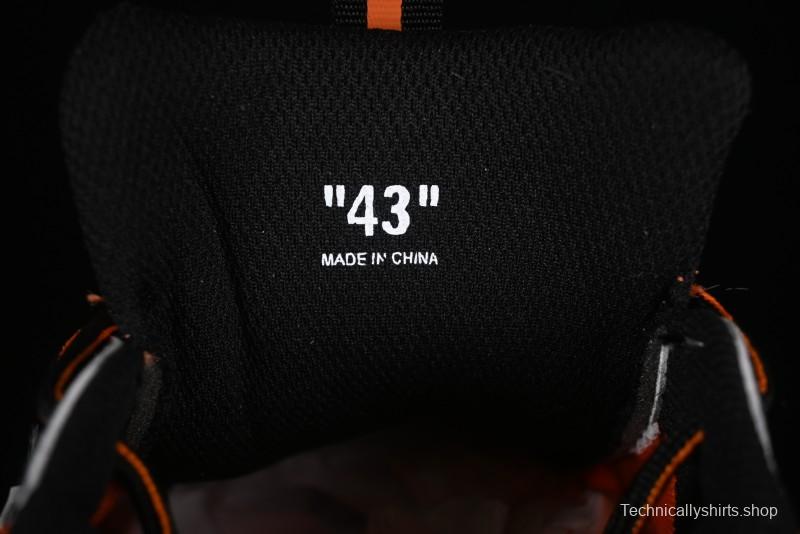 Off-White Be Right Low-Top Lifestyle Sneakers in Grey Orange - X.E5