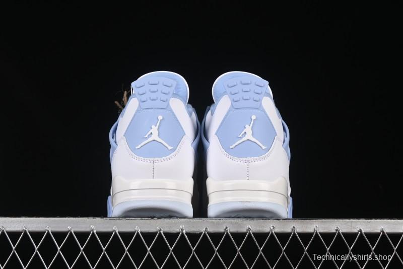 Nike Air Jordan 4 Retro "Forget Me Not" Mothers Day Sneakers with Floral Accents - HV0823-100