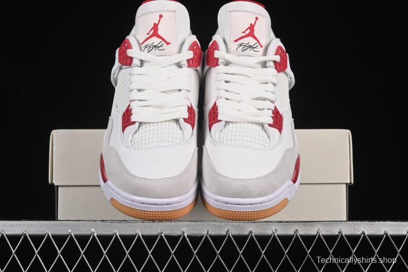 Nike SB x Air Jordan 4 OG "Varsity Red" Retro Basketball Shoes - DR5415-106