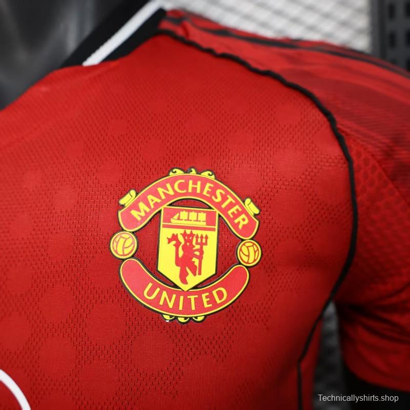 Player Version 25/26 Manchester United Home Jersey
