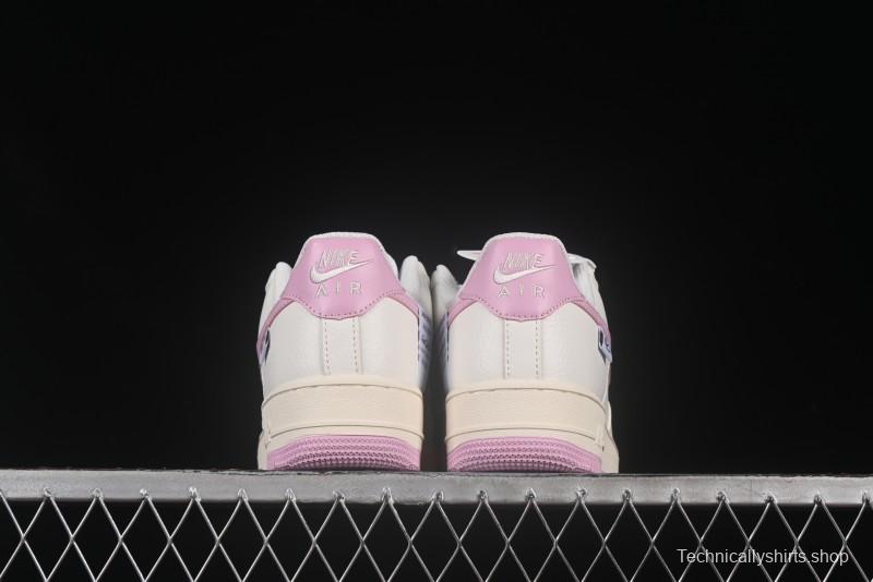 Nike Air Force 1'07 Low Custom Casual Sneakers with Full-Length Air Cushion - DD8959-100