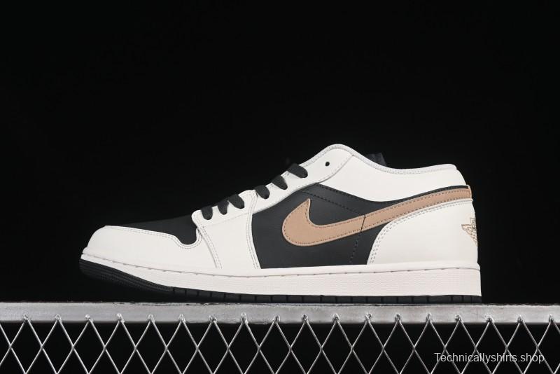 Nike Air Jordan 1 Low AJ1 Retro Casual Sneakers in Black White Grey - IH0649-021