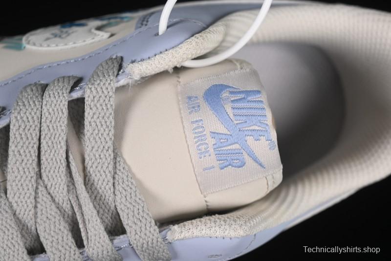 Nike Air Force 1'07 Low "Blue Star Love" 520 Series Limited Edition Casual Sneakers - DB3301-991