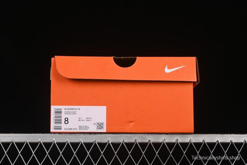 Nike Zoom Fly 6 Ultra-Lightweight Running Shoes with React Foam and Carbon Fiber Plate - HV4366-072