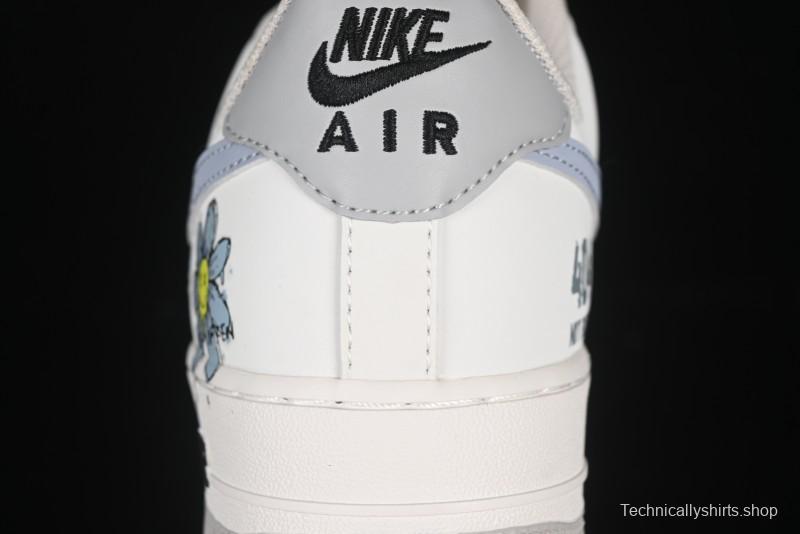 Nike Air Force 1'07 Low "Little Blue Flower" Casual Sneakers - FB1893-888