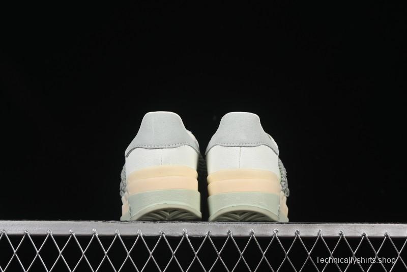 Adidas Originals Gazelle Bold JR8373 Collaboration Low-Top Sneakers with Thick Sole for Slip Resistance and Durability - JR8373