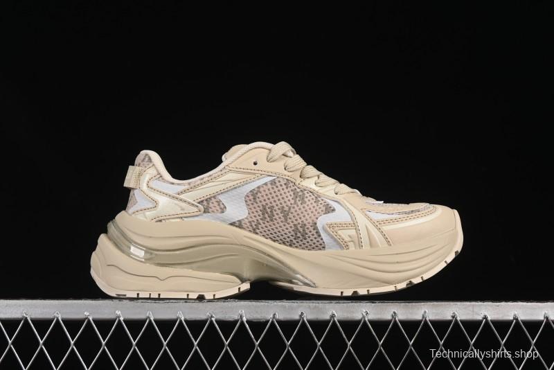 New York Yankees MLB Chunky Curve Runner Monogram Thick Sole Casual Running Shoes - 3ARNSPL5N50SAS