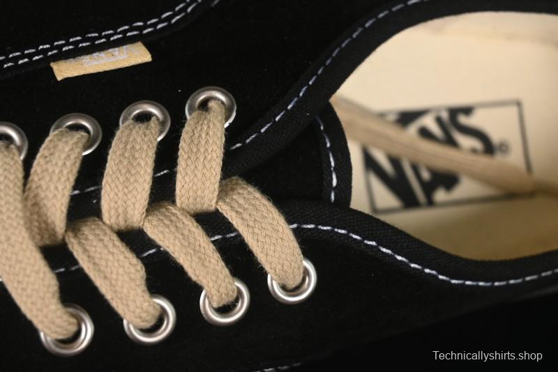 Vans Premium Authentic Suede Retro Sneakers with Translucent Rubber Sole - VN000CRQ6RJ