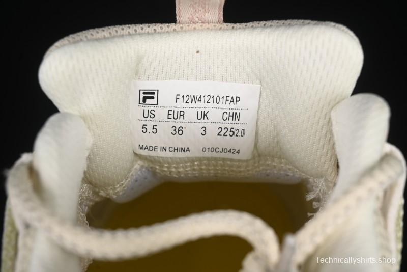 Fila Heritage Fluid Cat Paw 5.0 Vintage Dad Shoes with Lace-Up Design - F12W432101FAP