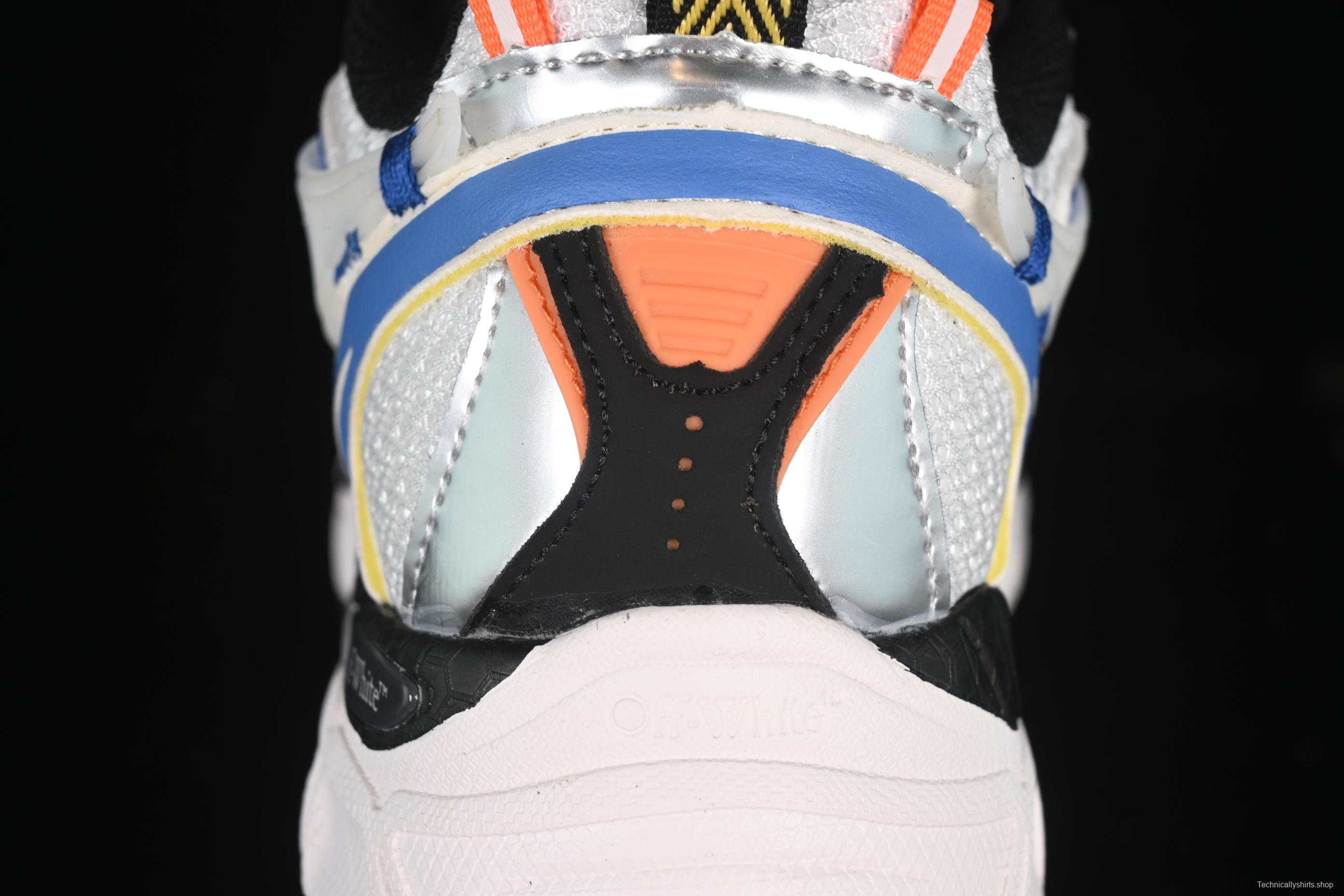 Off-White Be Right Low-Top Lifestyle Sneakers in White Blue - C.D4