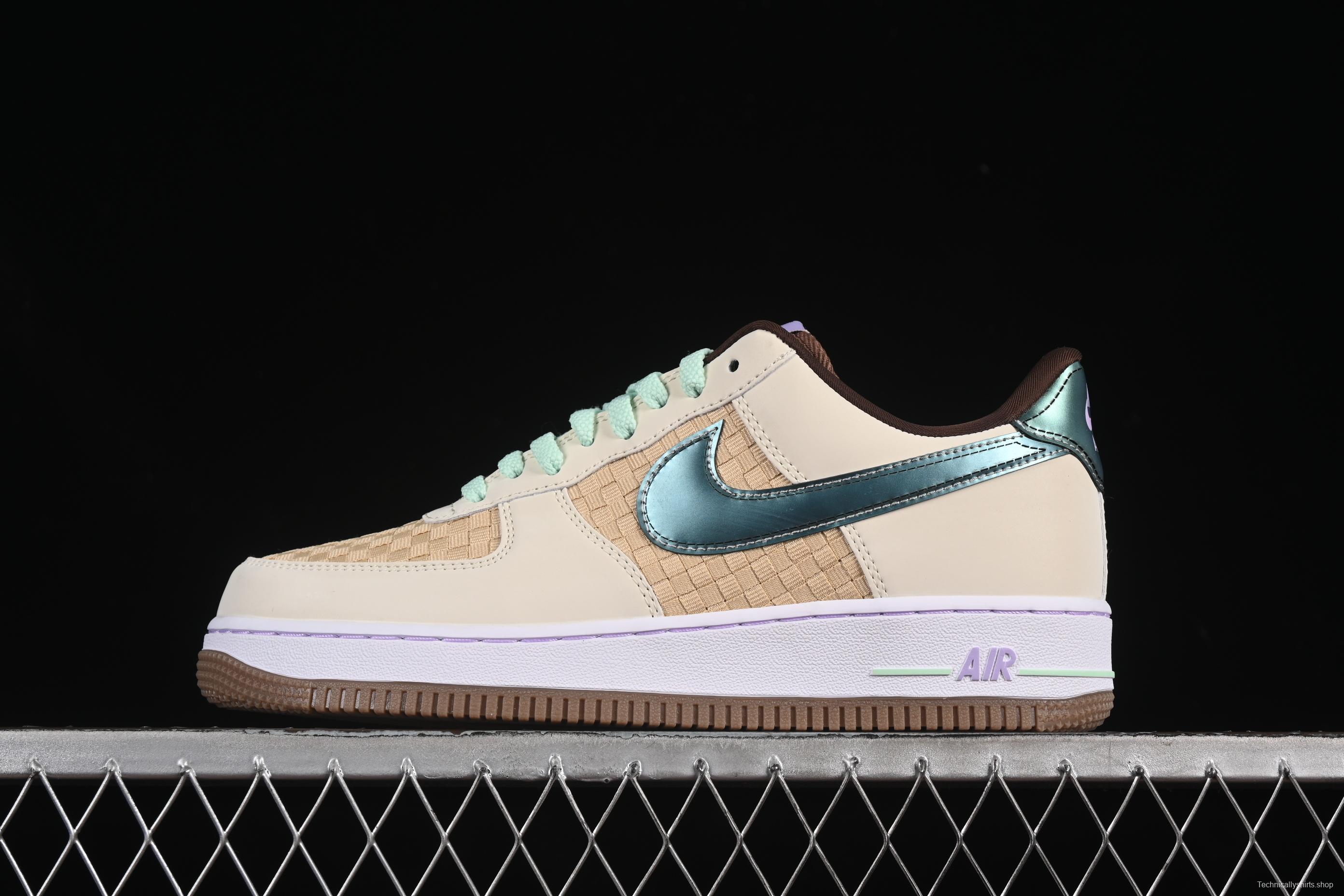 Nike Air Force 1'07 Low Casual Sneakers with Full-Length Air Cushion - IB5722-100