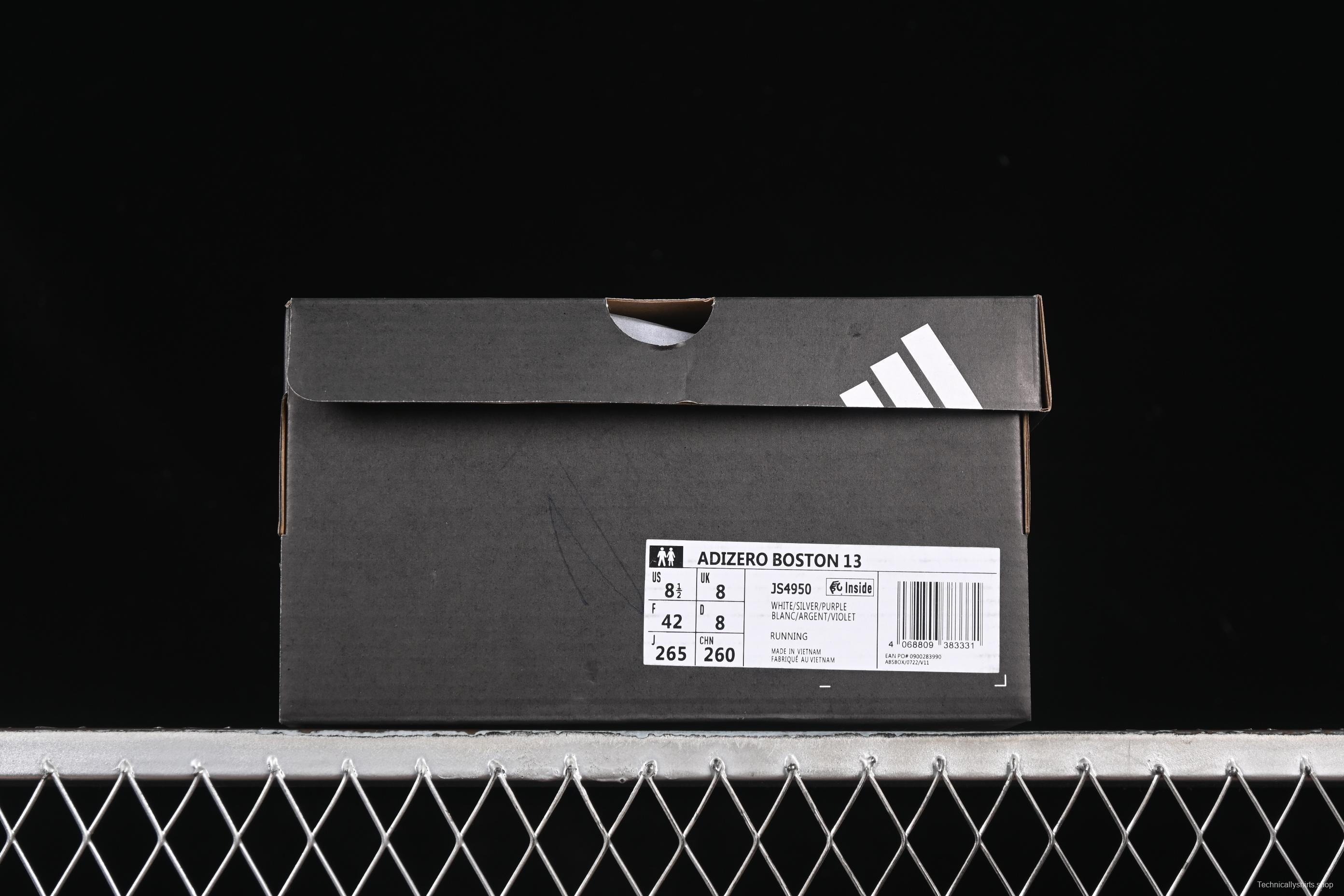 Adidas Adizero Boston 13 Running Shoes with Breathable Design - JS4950