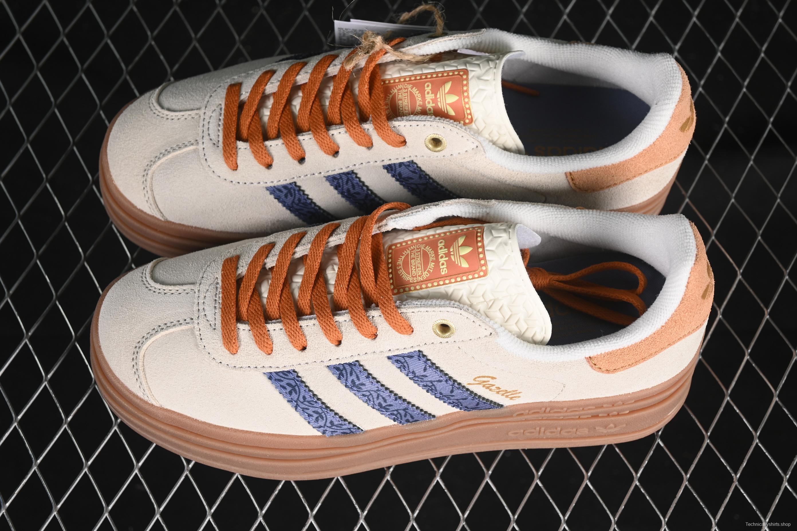 Adidas Originals Gazelle Bold Casual Sneakers with Anti-Slip Durable Sole - JQ0955