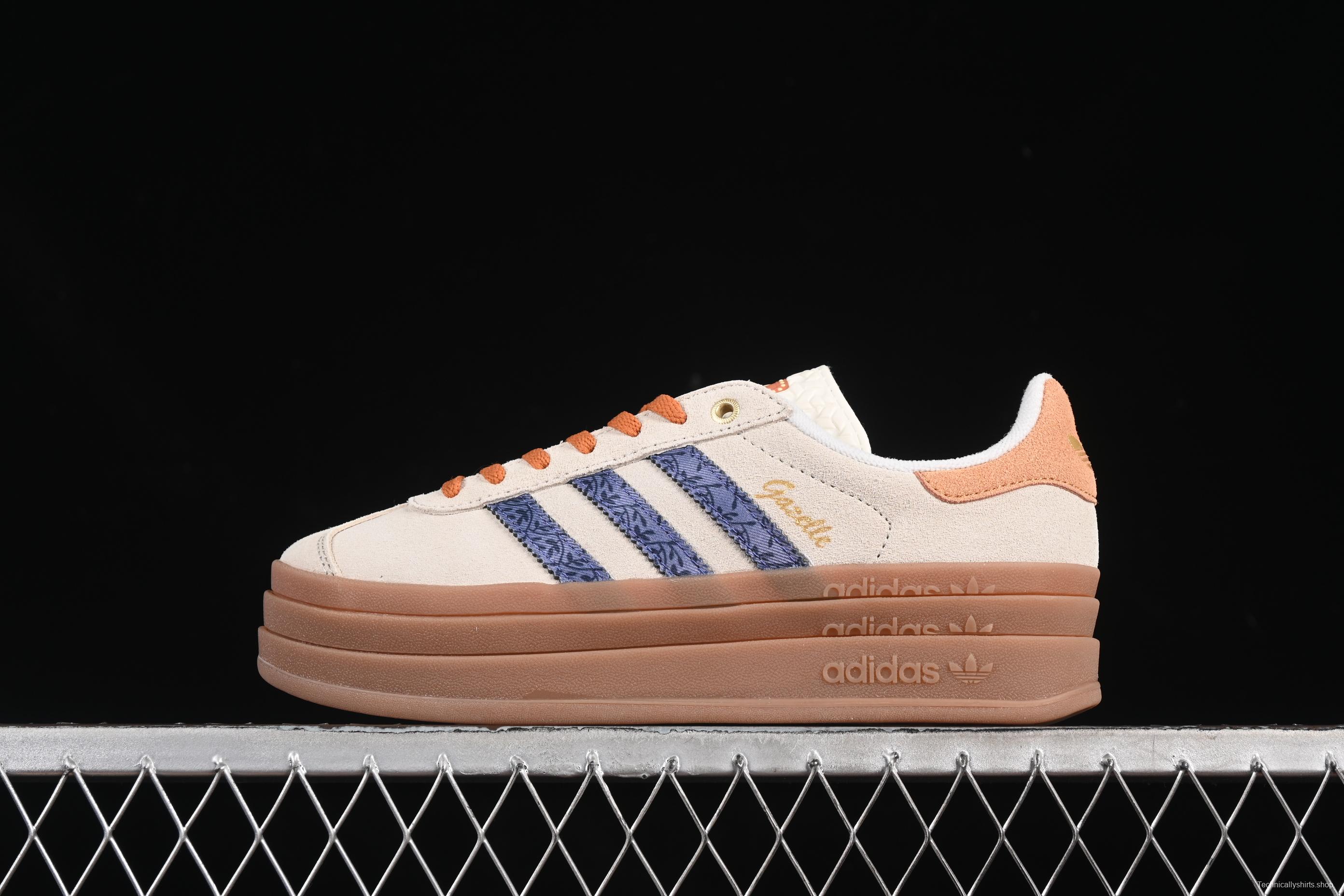 Adidas Originals Gazelle Bold Casual Sneakers with Anti-Slip Durable Sole - JQ0955