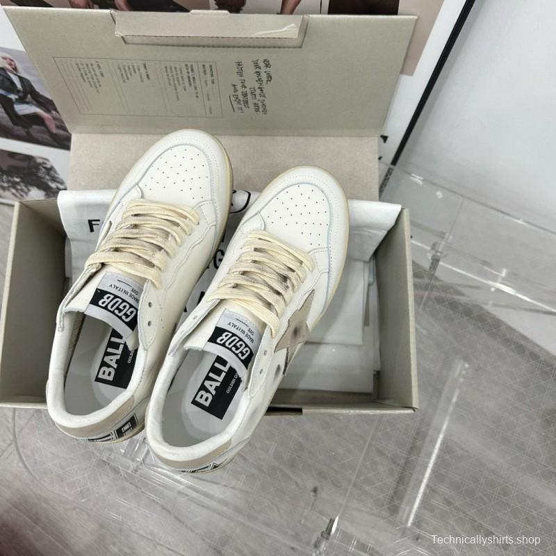 2024 Unisex GGDB White Grey Leather Sneakers MJ00260