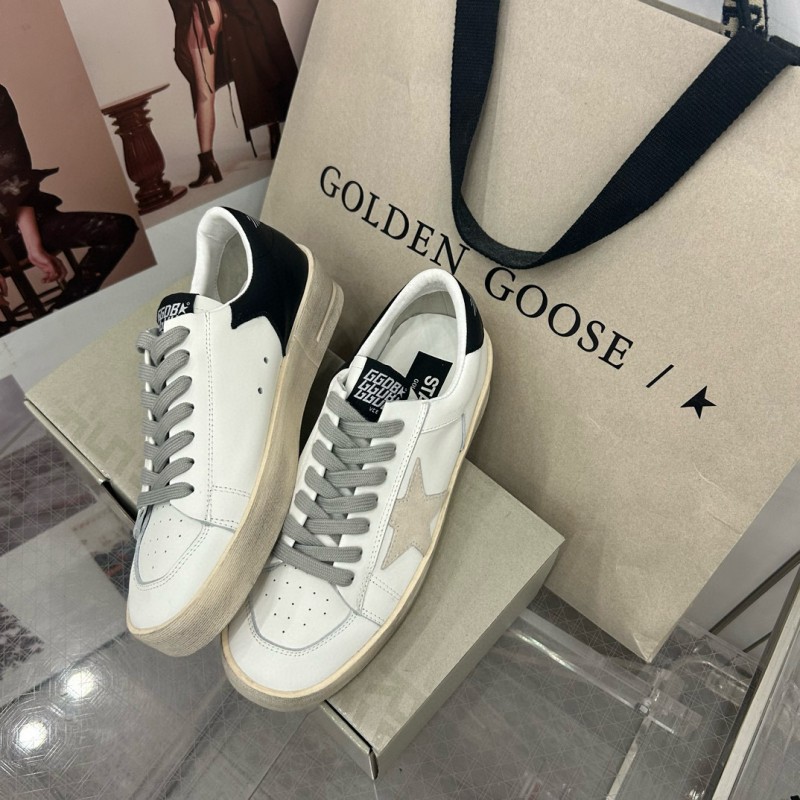 2024 Unisex GGDB White Grey Leather Sneakers MJ00260