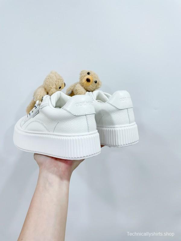 2025 Women 13DE MARZO White Leather Sneakers Plush Toy KFY00300