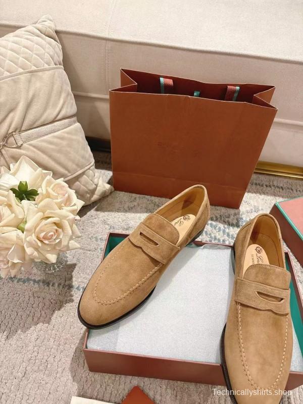 2025 Women LP Tan Suede Loafer LY00320