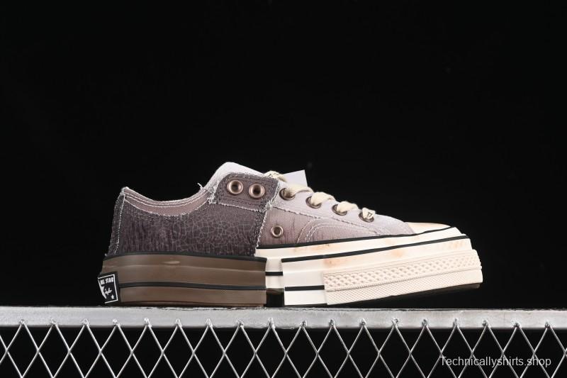 Converse Chuck 70 Low Feng Chen Wang Collaboration Deconstructed Canvas Sneakers - A15741C