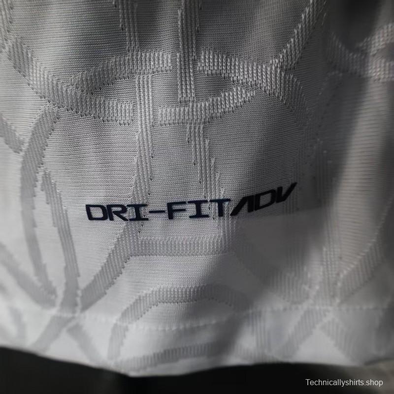 Player Version 25/26 Paris Saint-Germain PSG WHITE Pre-Match Jersey