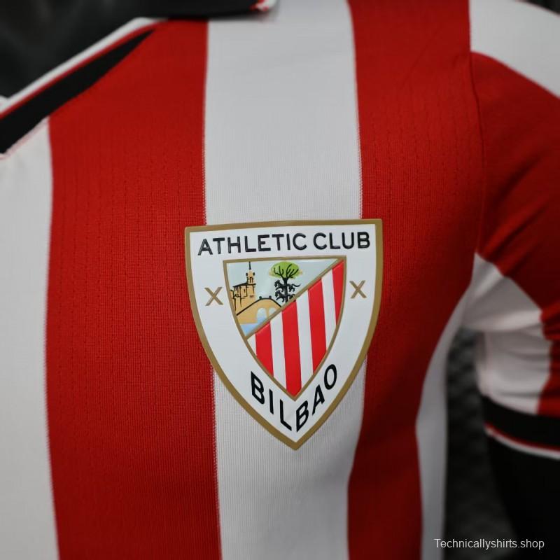 Player Version 25/26 Athletic Bilbao Home Jersey