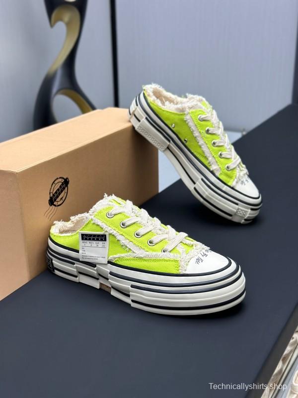 2025 Unisex XVESSEL Yellow White Canvas Plimsolls Vulcanized AS00240