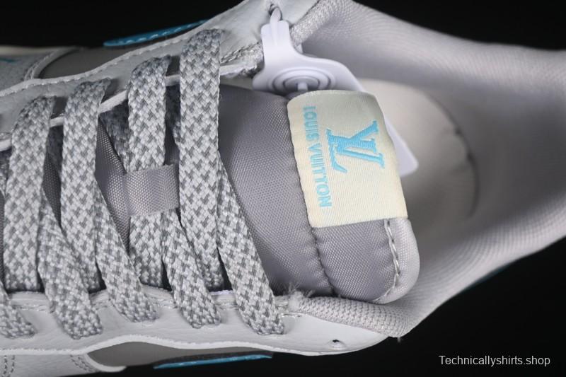 Nike Air Force 1 '07 Low LV Collaboration Gray Blue Sole Casual Sneakers - JJ2508-704