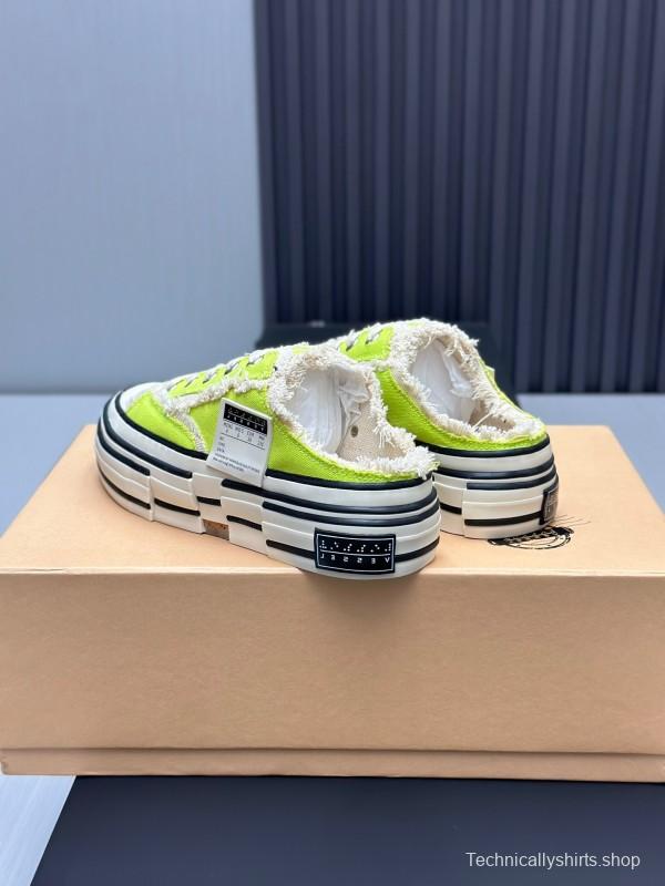 2025 Unisex XVESSEL Yellow White Canvas Plimsolls Vulcanized AS00240