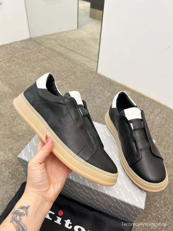 Kiton Men's Four Seasons Classic Casual Slip-On Loafer - AS00320